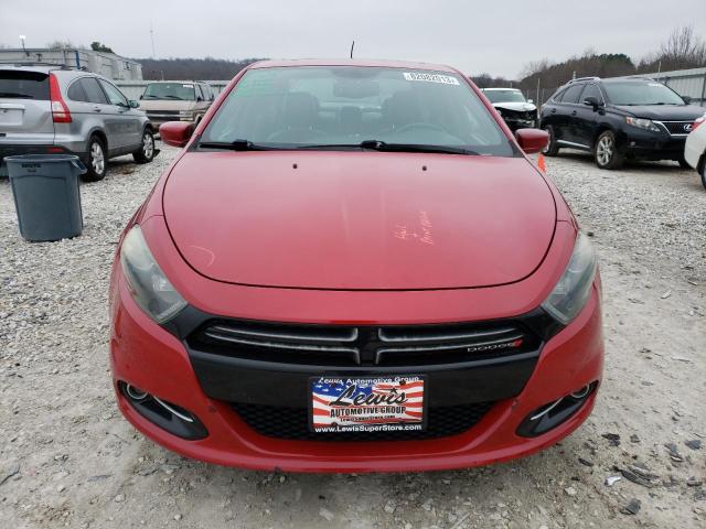 1C3CDFEB8FD344955 - 2015 DODGE DART GT RED photo 5