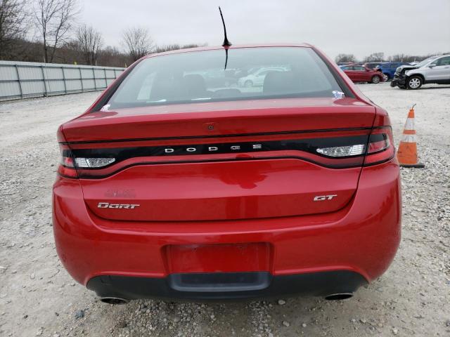 1C3CDFEB8FD344955 - 2015 DODGE DART GT RED photo 6