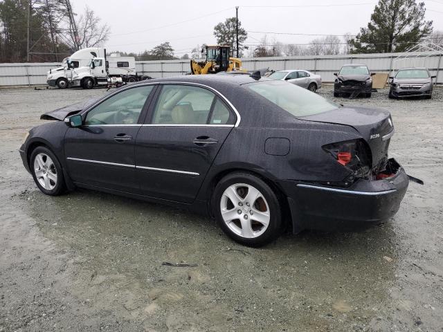 JH4KB16555C020857 - 2005 ACURA RL BLACK photo 2