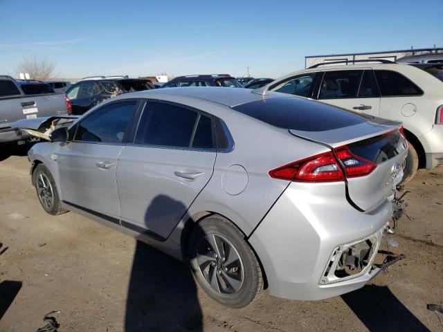 KMHC75LC3KU106641 - 2019 HYUNDAI IONIQ SEL SILVER photo 2