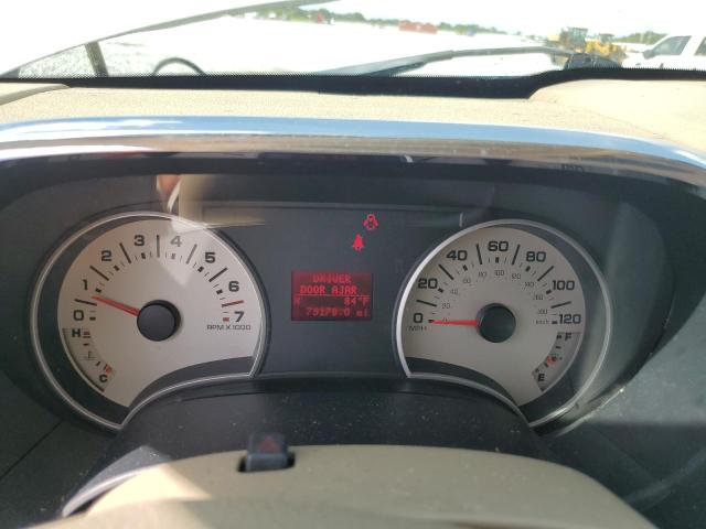 1FMEU64E28UB06890 - 2008 FORD EXPLORER EDDIE BAUER Weiß Foto 9