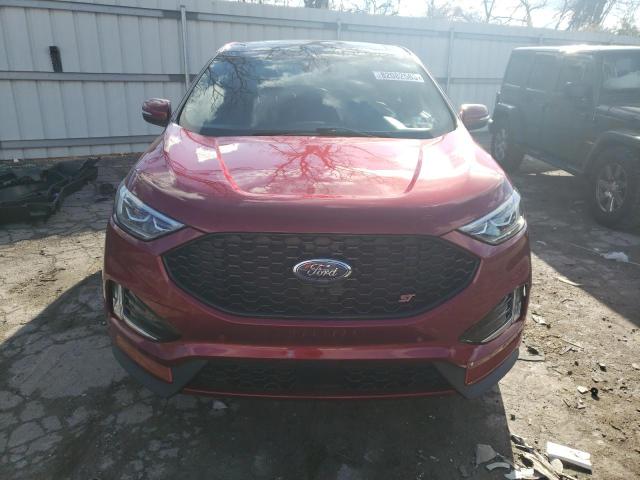 2FMPK4AP3KBC08933 - 2019 FORD EDGE ST RED photo 5