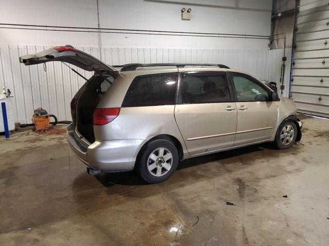 5TDZA23CX4S036707 - 2004 TOYOTA SIENNA CE TAN photo 3