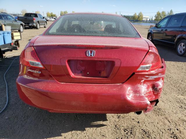 1HGCM72687A800515 - 2007 HONDA ACCORD EX 红色 照片 6