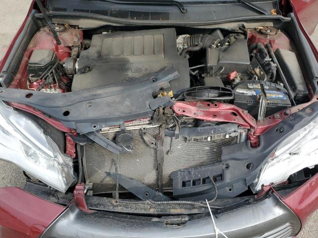 4T1BK1FK0GU576820 - 2016 TOYOTA CAMRY XSE 勃艮第红 照片 11