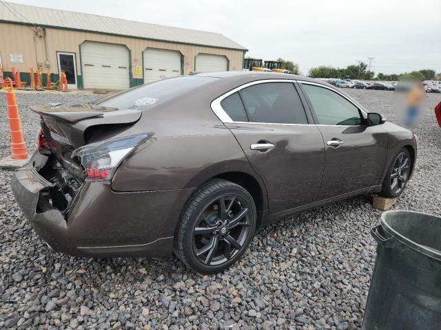 1N4AA5AP5EC430533 - 2014 NISSAN MAXIMA S Marron photo 3
