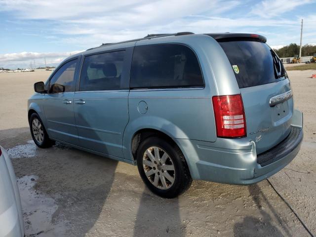 2A8HR54P48R672635 - 2008 CHRYSLER TOWN & COU TOURING BLUE photo 2
