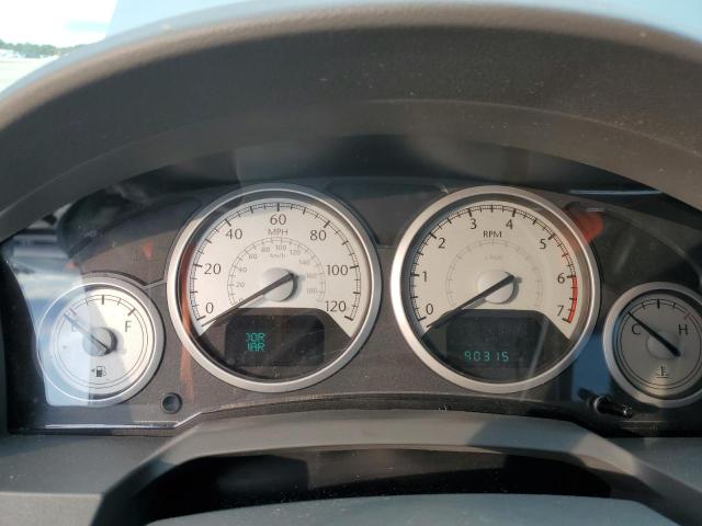 2A8HR54P48R672635 - 2008 CHRYSLER TOWN & COU TOURING BLUE photo 9