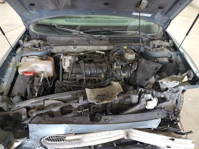 1G4HP54K1Y4101412 - 2000 BUICK LESABRE CUSTOM BLUE photo 11