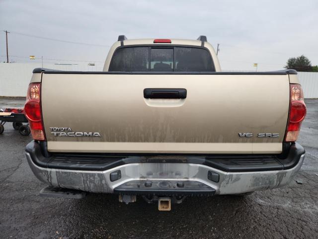 5TELU42N05Z134578 - 2005 TOYOTA TACOMA DOUBLE CAB GOLD photo 6