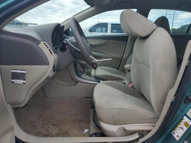 1NXBU4EE9AZ275008 - 2010 TOYOTA COROLLA BASE TURQUOISE photo 7