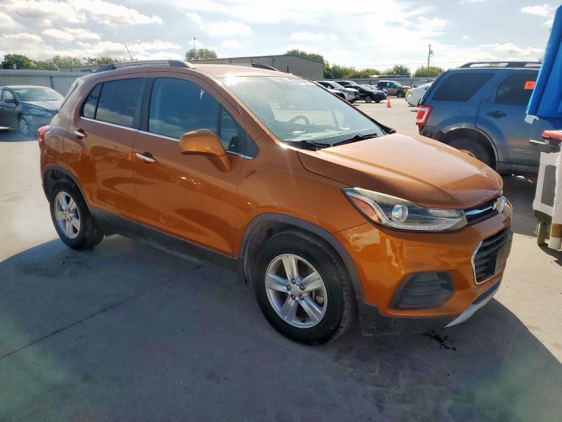 3GNCJLSBXHL157079 - 2017 CHEVROLET TRAX 1LT ORANGE photo 4