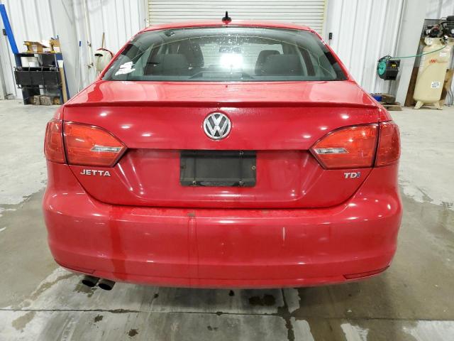 3VWLL7AJ3CM369373 - 2012 VOLKSWAGEN JETTA TDI RED photo 6