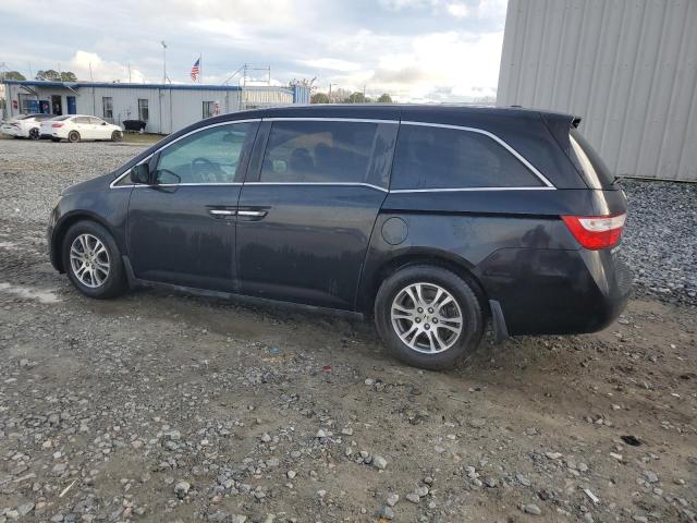 5FNRL5H63CB114360 - 2012 HONDA ODYSSEY EXL BLACK photo 2