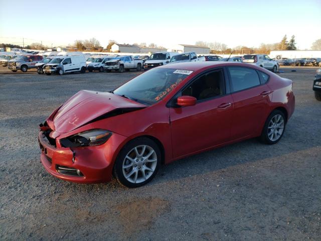 1C3CDFBAXDD288588 - 2013 DODGE DART SXT RED photo 1