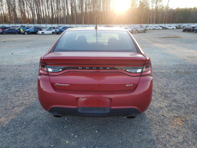 1C3CDFBAXDD288588 - 2013 DODGE DART SXT RED photo 6