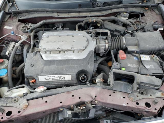 1HGCP36899A041470 - 2009 HONDA ACCORD EXL BURGUNDY photo 11