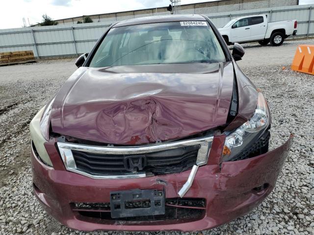 1HGCP36899A041470 - 2009 HONDA ACCORD EXL BURGUNDY photo 5