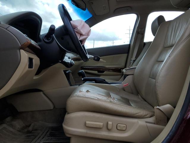 1HGCP36899A041470 - 2009 HONDA ACCORD EXL BURGUNDY photo 7