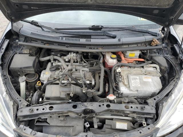 JTDKDTB34G1124301 - 2016 TOYOTA PRIUS C შავი ფოტო 11