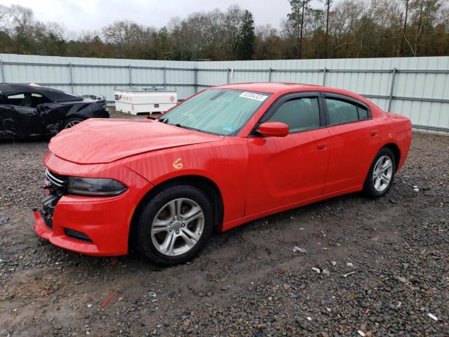 2C3CDXBG2GH327708 - 2016 DODGE CHARGER SE RED photo 1