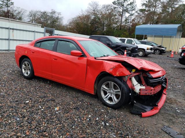 2C3CDXBG2GH327708 - 2016 DODGE CHARGER SE RED photo 4