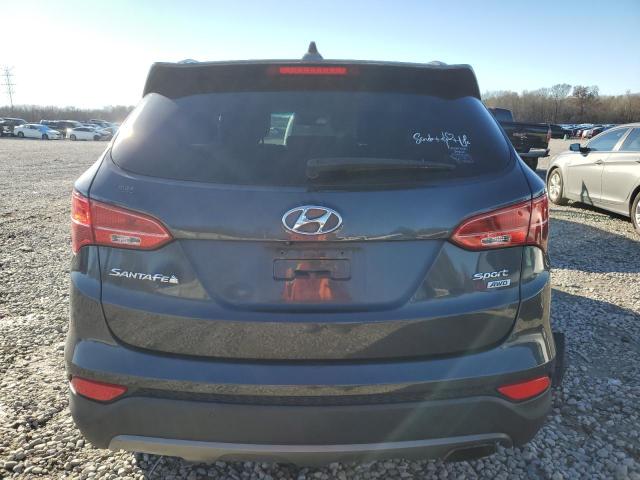 5XYZUDLB9FG295490 - 2015 HYUNDAI SANTA FE S GRAY photo 6