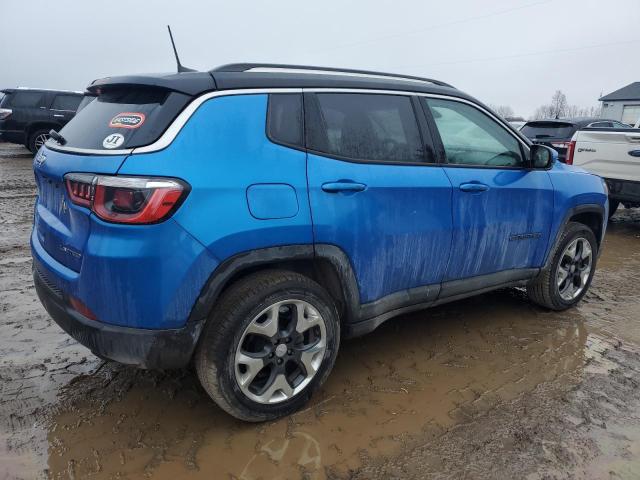 3C4NJDCB3KT669635 - 2019 JEEP COMPASS LIMITED BLUE photo 3