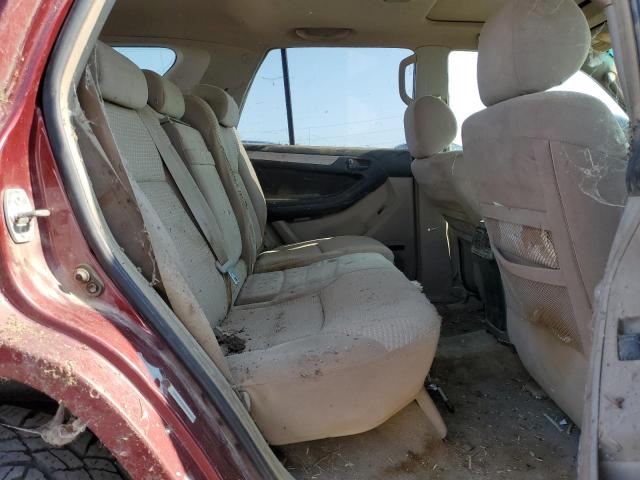 JTEBU14R758029009 - 2005 TOYOTA 4RUNNER SR5 BURGUNDY photo 11