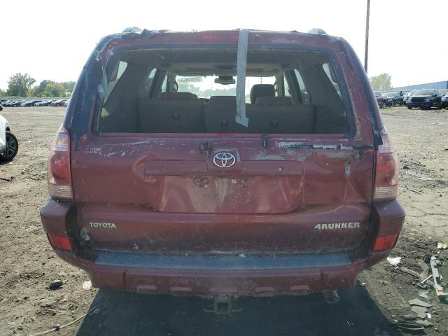 JTEBU14R758029009 - 2005 TOYOTA 4RUNNER SR5 BURGUNDY photo 6