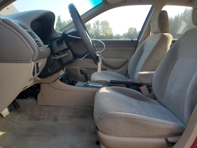 1HGES16602L048909 - 2002 HONDA CIVIC LX MAROON photo 7