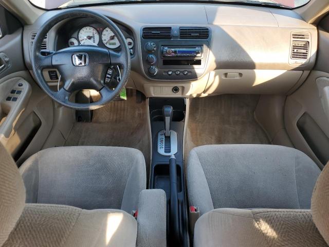 1HGES16602L048909 - 2002 HONDA CIVIC LX MAROON photo 8