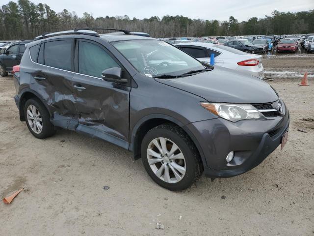 2T3DFREV1DW101610 - 2013 TOYOTA RAV4 LIMITED GRAY photo 4