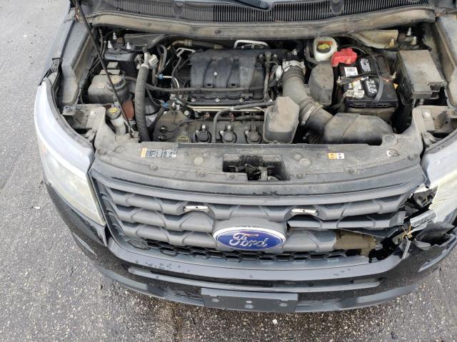 1FM5K8AR7HGC26384 - 2017 FORD EXPLORER POLICE INTERCEPTOR 黑色 照片 12