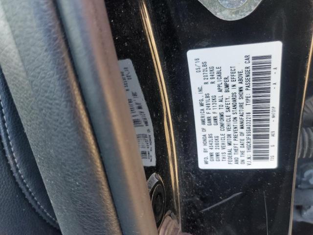 1HGCR3F95GA032216 - 2016 HONDA ACCORD TOURING Қара фото 12