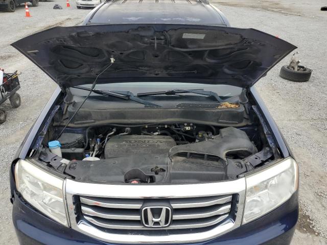 5FNYF4H40EB038210 - 2014 HONDA PILOT EX BLUE photo 12