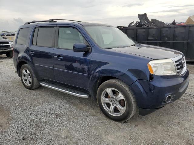 5FNYF4H40EB038210 - 2014 HONDA PILOT EX BLUE photo 4