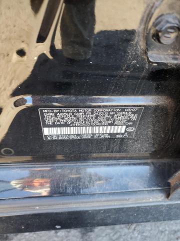 JTHBK262275040700 - 2007 LEXUS IS 250 BLACK photo 12