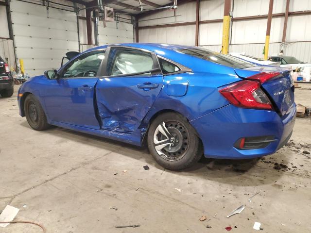 19XFC2F51JE201897 - 2018 HONDA CIVIC LX BLUE photo 2