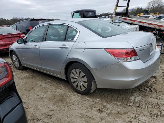 1HGCP26329A192942 - 2009 HONDA ACCORD LX SILVER photo 2