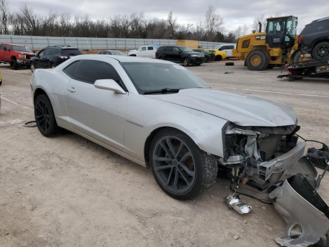 2G1FA1E37E9213887 - 2014 CHEVROLET CAMARO LS SILVER photo 4