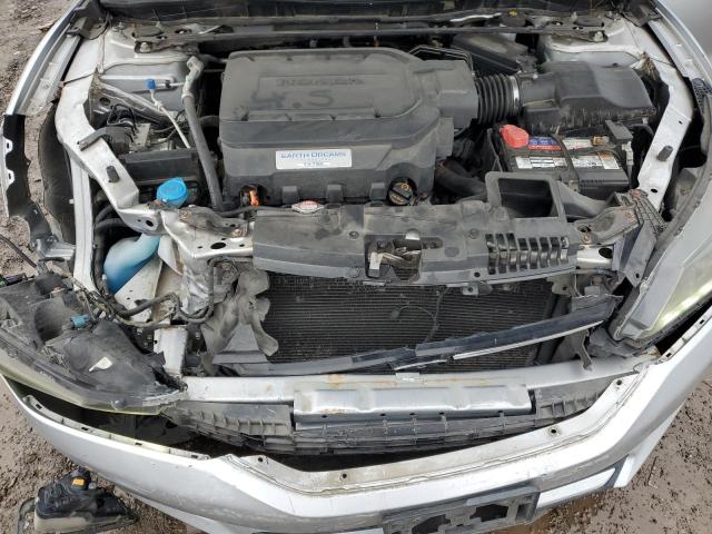 1HGCR3F85DA010591 - 2013 HONDA ACCORD EXL SILVER photo 11