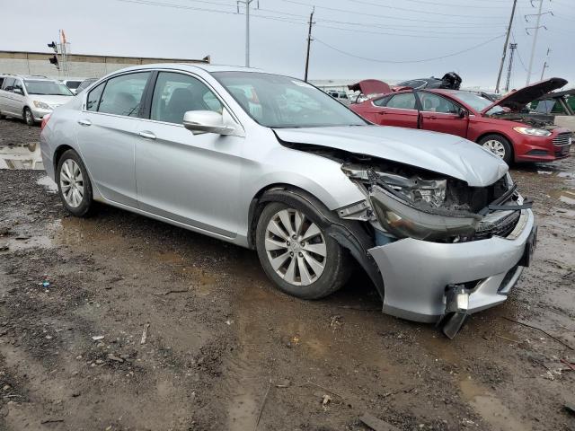 1HGCR3F85DA010591 - 2013 HONDA ACCORD EXL SILVER photo 4