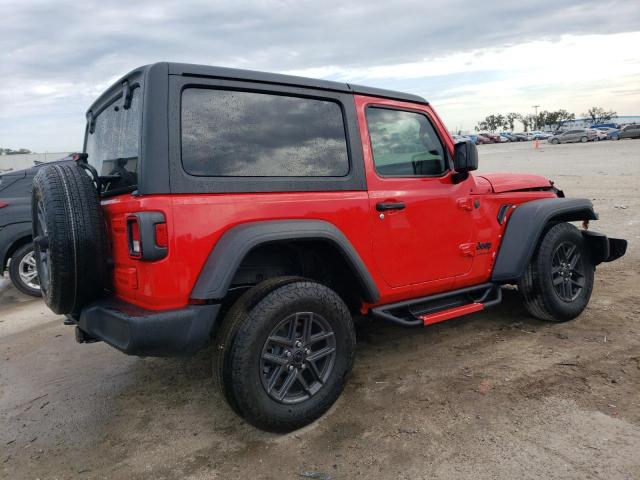 1C4PJXAN9RW139424 - 2024 JEEP WRANGLER SPORT RED photo 3