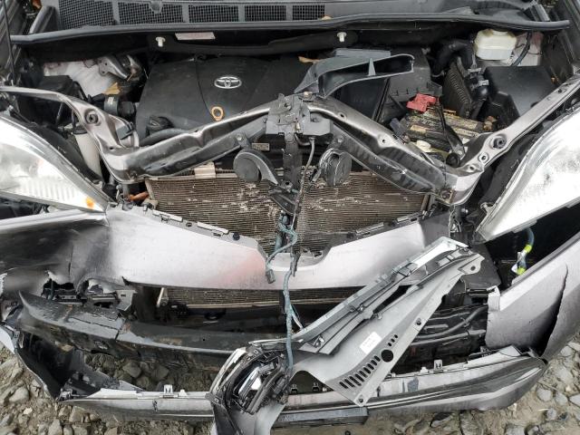 5TDYZ3DC6KS011017 - 2019 TOYOTA SIENNA XLE Gris photo 12