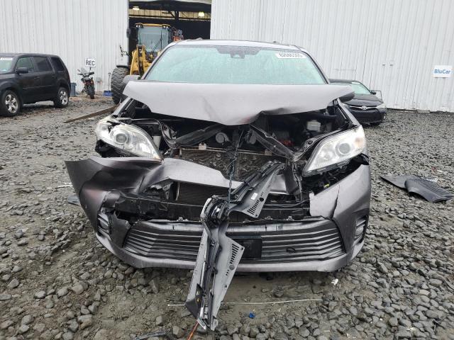 5TDYZ3DC6KS011017 - 2019 TOYOTA SIENNA XLE Gris photo 5