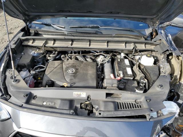 5TDHZRBH2LS019019 - 2020 TOYOTA HIGHLANDER XLE GRAY photo 12