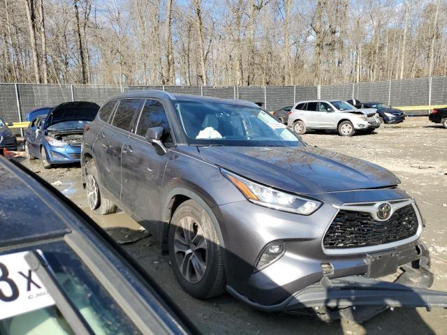 5TDHZRBH2LS019019 - 2020 TOYOTA HIGHLANDER XLE GRAY photo 4