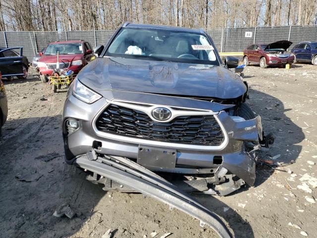 5TDHZRBH2LS019019 - 2020 TOYOTA HIGHLANDER XLE GRAY photo 5