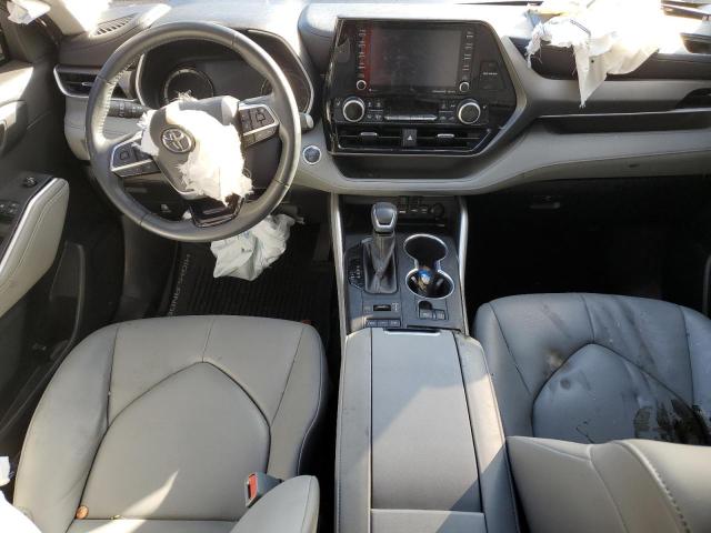 5TDHZRBH2LS019019 - 2020 TOYOTA HIGHLANDER XLE GRAY photo 8